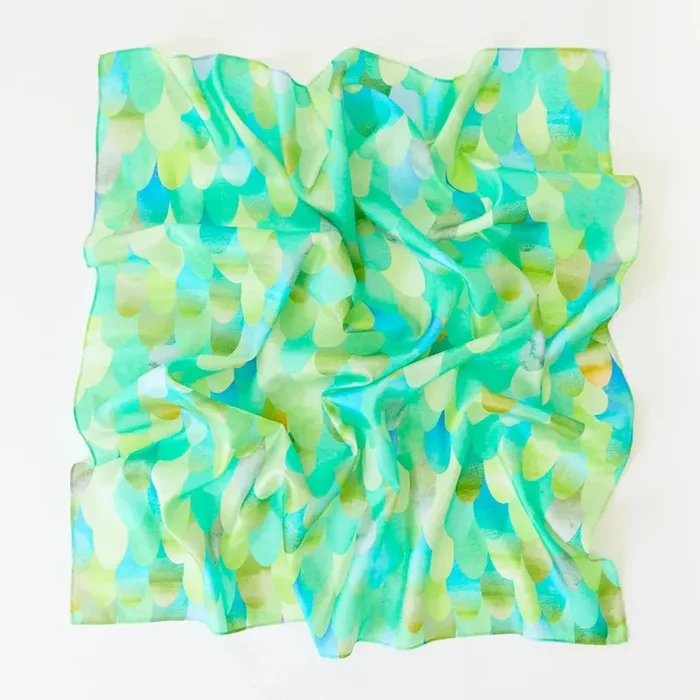 Sarah’s Silks Green Dinosaur Playsilk