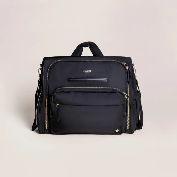 Satchel Diaper Bag – Black