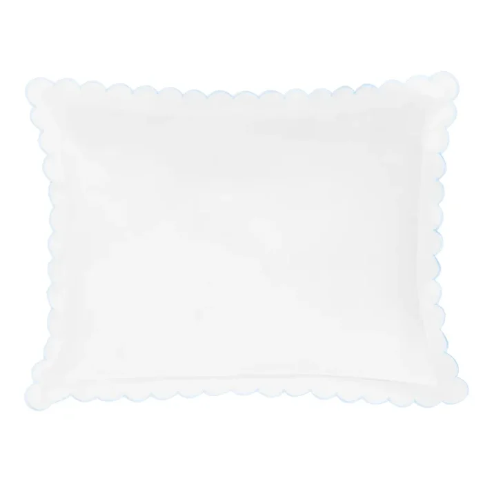 Scallop Baby Pillowcase – Sky