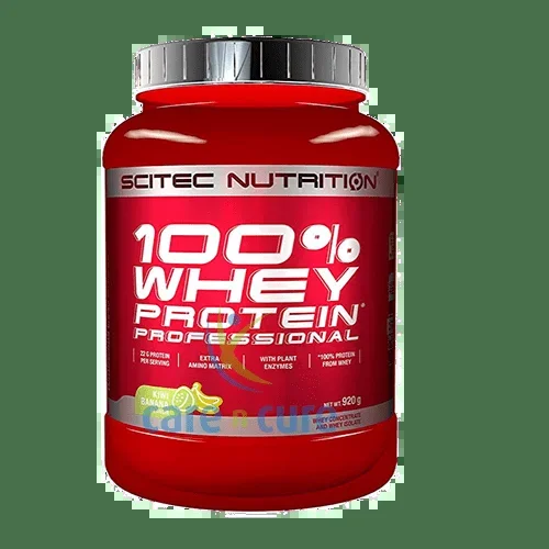 Scitec Nutrition 100% Whey Protein Professional Kiwi Banana Flavor 920G