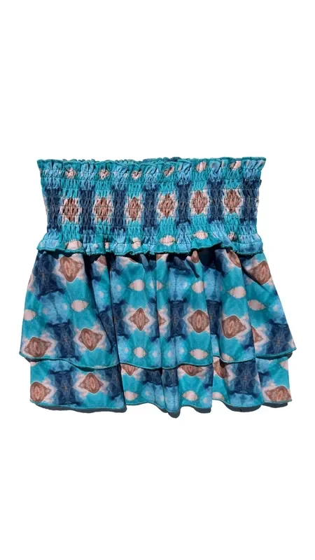 Scottie Skirt – Blue/Brown