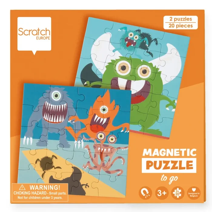 Scratch – Magnetic Puzzle Book Monster