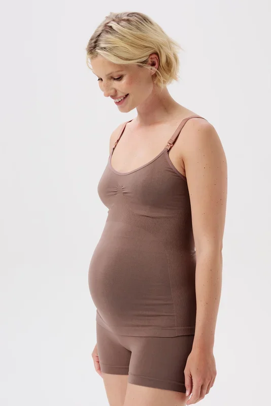 Sensil Seamless Umstands- und Stilltop taupe