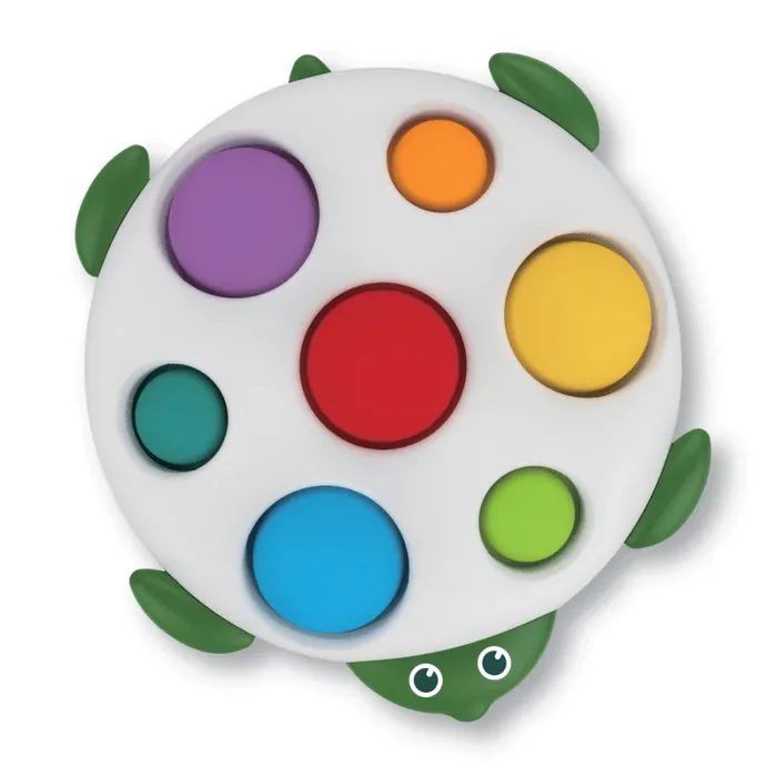 Sensory Pops Turtle Infant Push Pop Toy