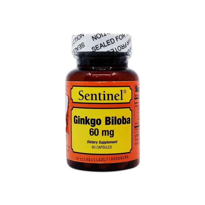 Sentinel Ginkgo Biloba 60mg Capsules – 60 Pieces