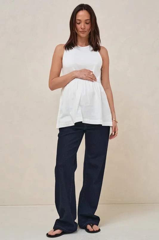Serenade Maternity Tank – White*