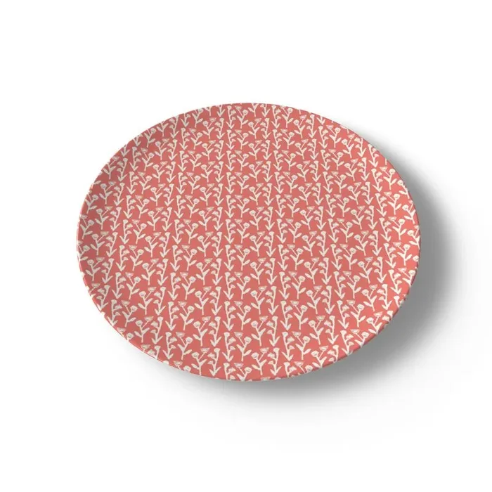 Set Of Coral Ivy Manor China Plates (set Of 2, 4 Or 8)