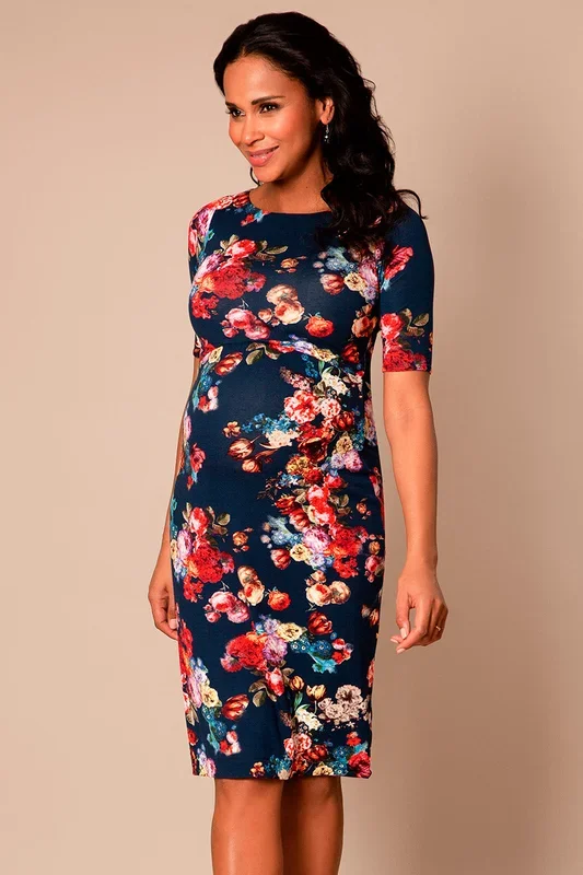 Shift Maternity Dress Midnight Garden