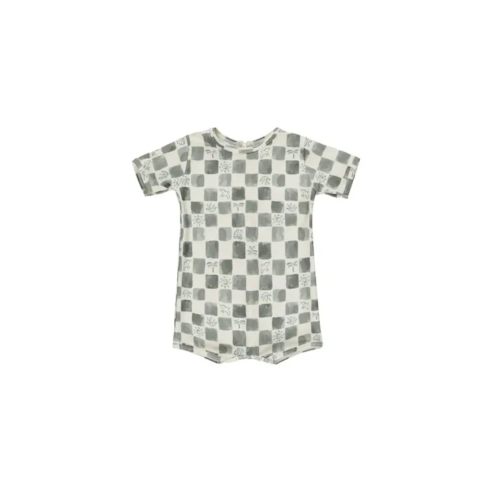 SHORTY ONE-PIECE || COASTAL CHECK