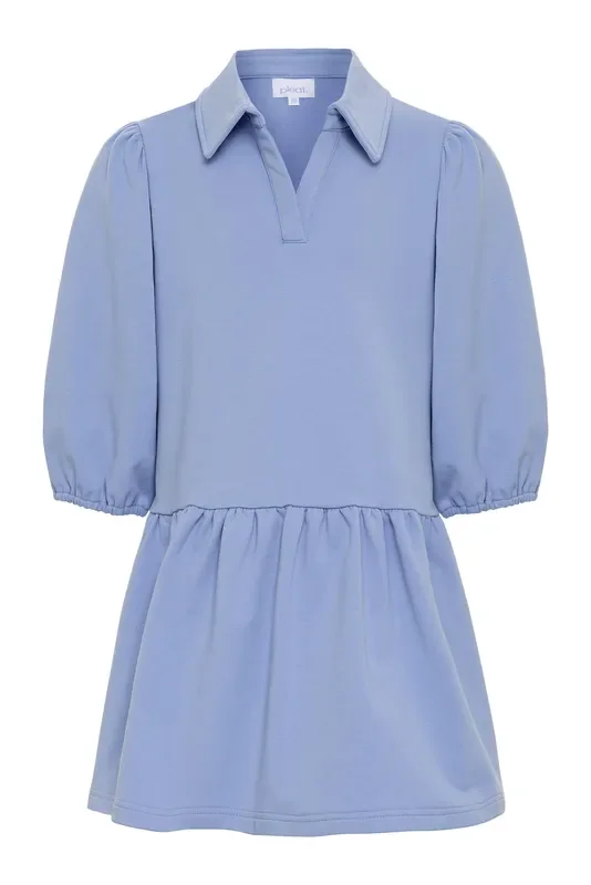 Sibley Sweatshirt Dress – Cornflower