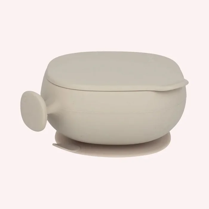 Silicone Bowl + Lid – Latte