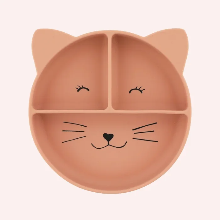 Silicone Divided Suction Plate – Mrs. Cat