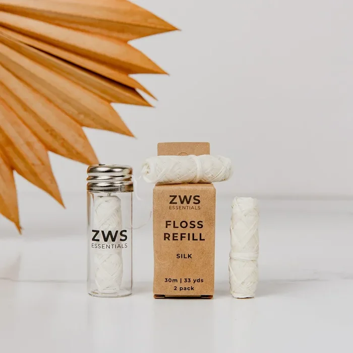 Silk Floss – Zero Waste Dental Floss, 30m, Biodegradable, Refillable