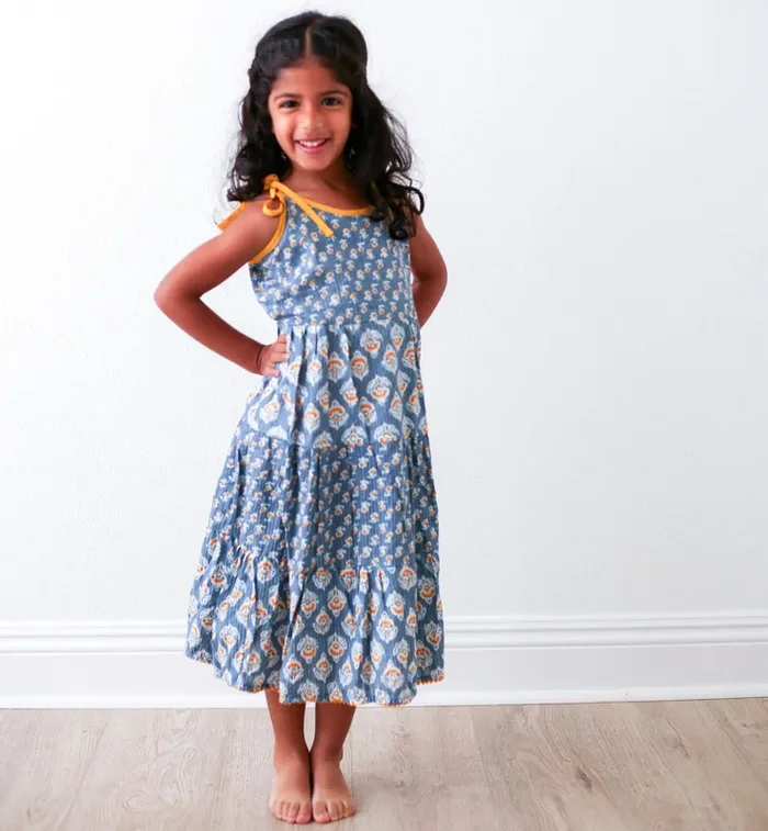 Simran Maxi Dress – Blue