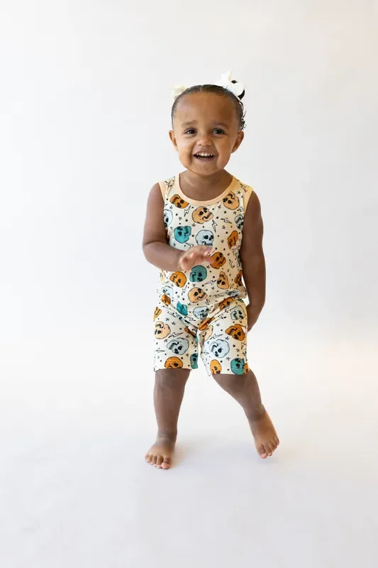 Skulls Shorty Tank Romper