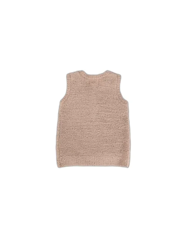 Sleeveless Henley – Fuzzy