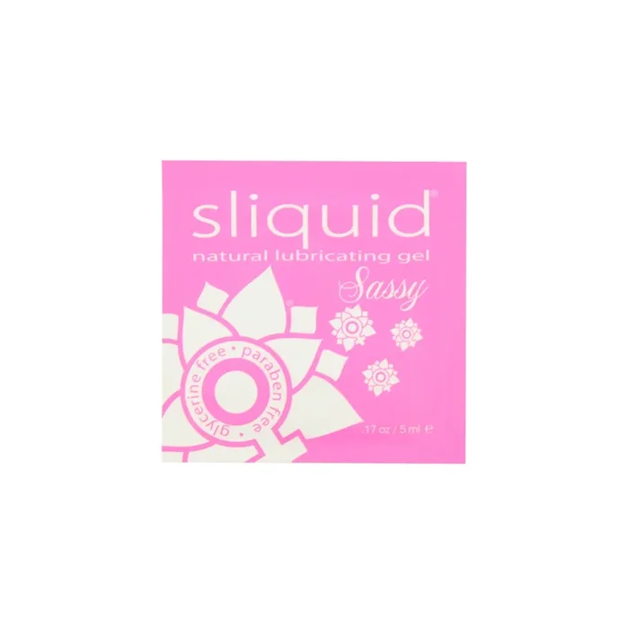 Sliquid Sassy Water-Based Natural Intimate Lubricant Sachet (5ml)