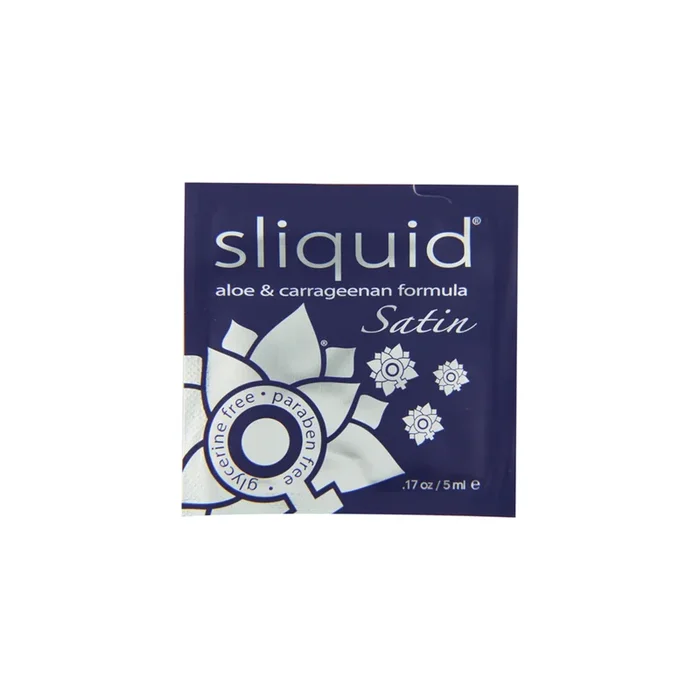 Sliquid Satin Natural Intimate Water-Based Moisturiser Sachet (5ml)