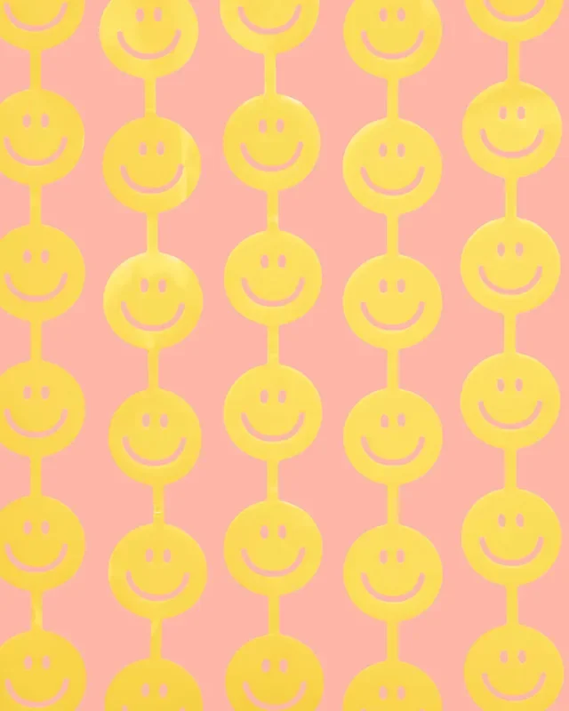 Smiley Curtain – Matte Foil Curtain