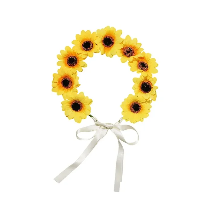 Soak Up The Sunflower Flower Crown (kids Size)