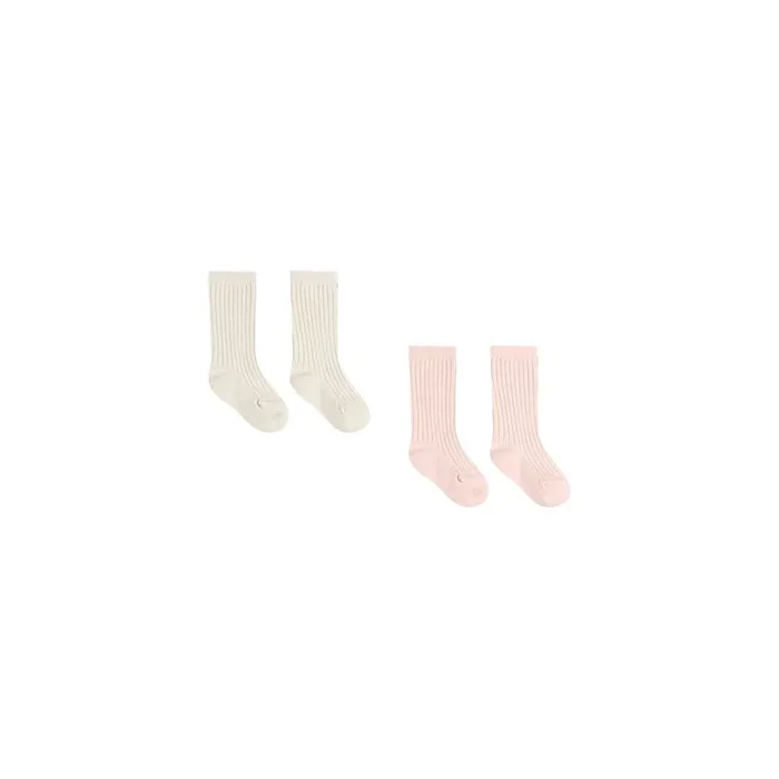 SOCK SET || IVORY, BUBBLEGUM