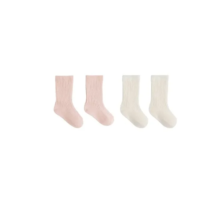 Socks Set – Natural, Rose