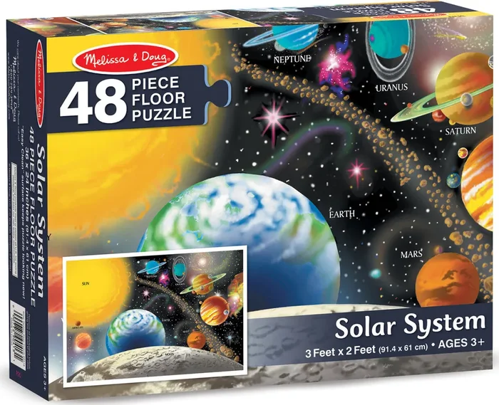 Solar System Floor Puzzle – 48 Pieces