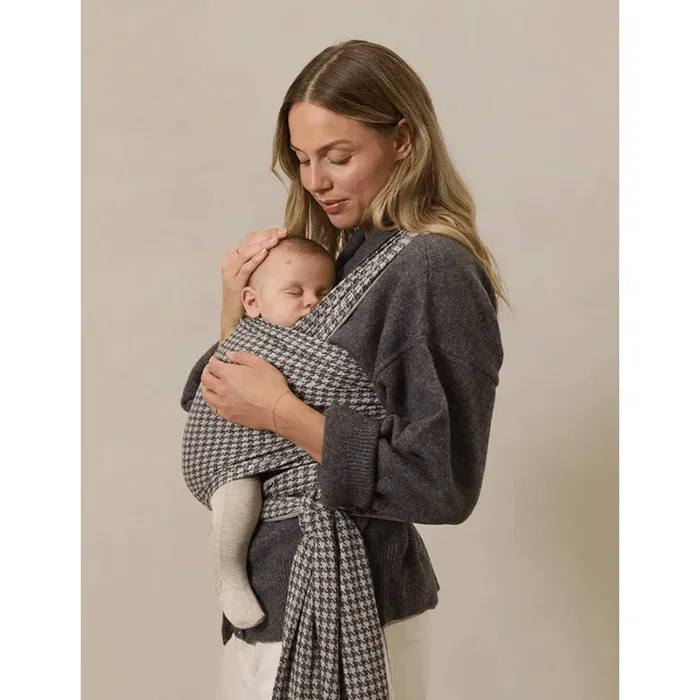 Solly Baby Wrap- Stormy Houndstooth