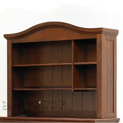 Sorelle Vista Collection Hutch with Light in Mocha Cafe
