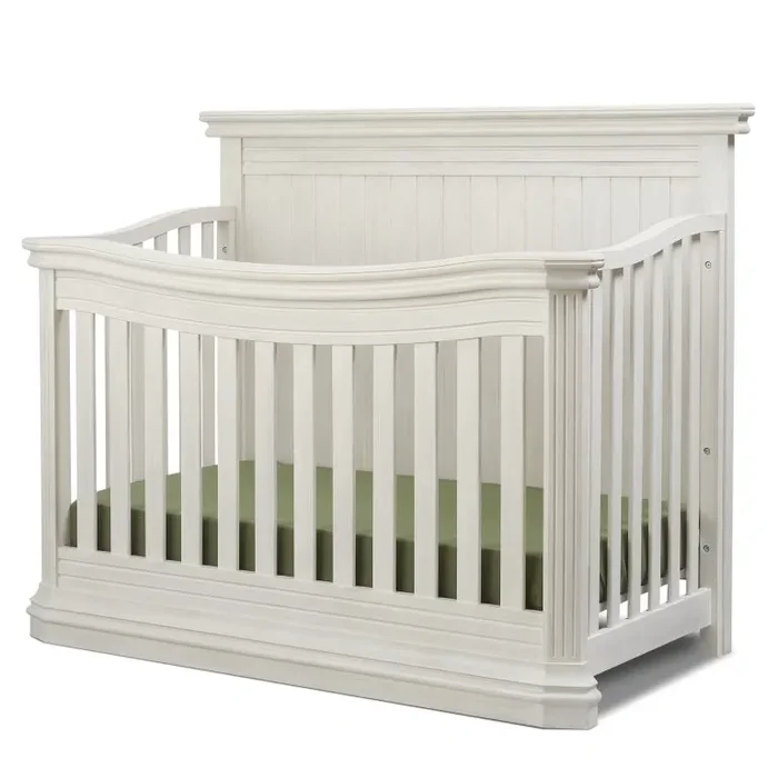 Sorelle Vista Elite Panel Flat top 4 and 1 crib – Brushed Ivory