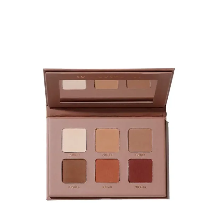 SOSU Cosmetics Matte Eyeshadow Palette – Shade Warm