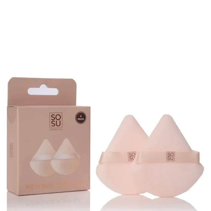 SOSU Cosmetics Powder Puff Set (2 pack)