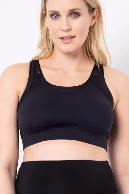 Sports nursing bra with racerback