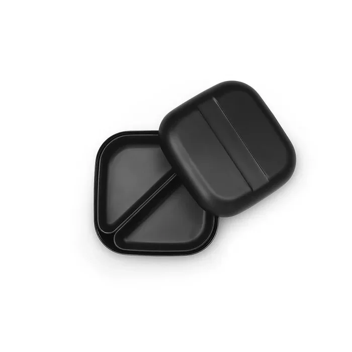 Square Bento Lunch Box – Black