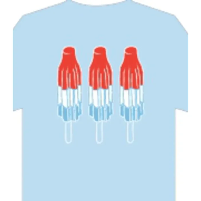 SS LIGHT BLUE BOMB POP T-SHIRT
