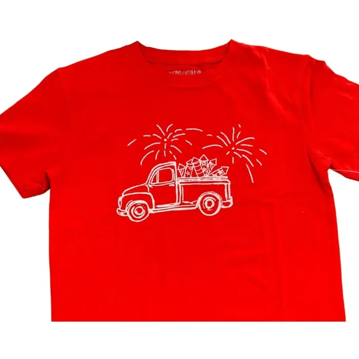 SS Red Patriotic Truck
