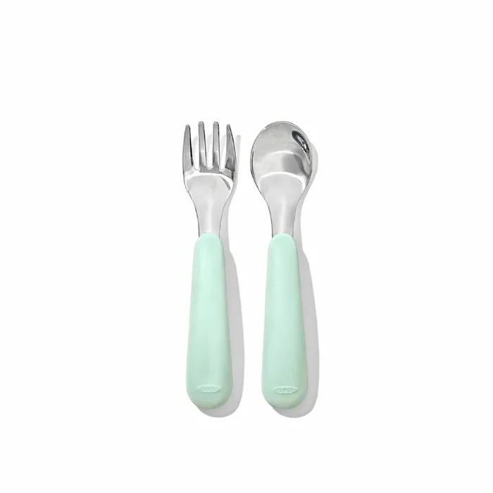 Stainless Steel Fork + Spoon Set – Opal
