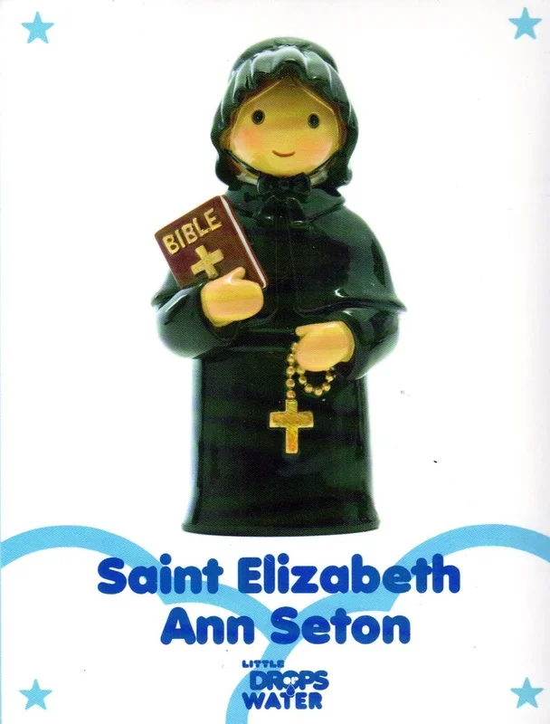 Statue – Saint Elizabeth Ann Seton (Little Drops of Water) 100mm