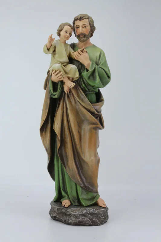 Statue – St Joseph Carrying the Child Jesus 350mm