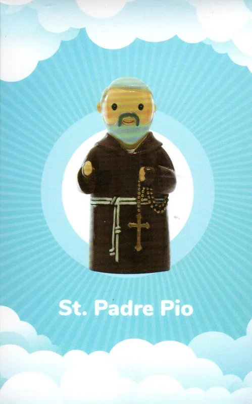 Statue – St Padre Pio (Little Drops of Water) 100mm