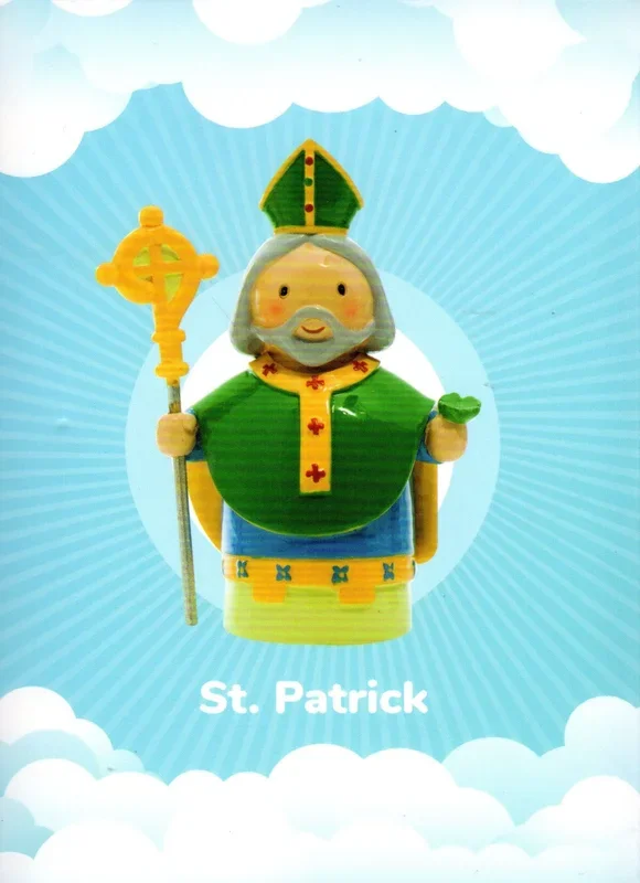 Statue – St Patrick (Little Drops of Water) 100mm