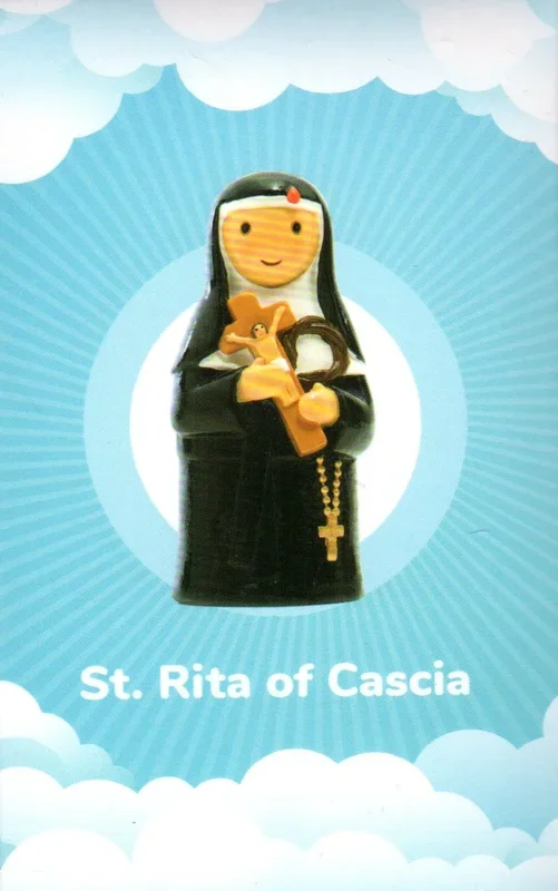 Statue – St Rita of Cascia (Little Drops of Water) 100mm