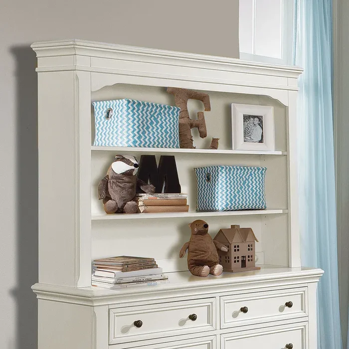 Stella Baby and Child Athena Collection Hutch/Bookcase in Belgium Cream