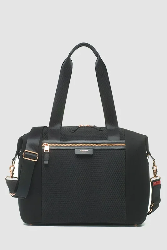 Stevie Luxe diaper bag, black, Storksak