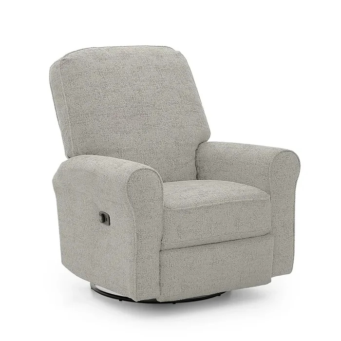 Storytime by Best Chairs Josey Power Tilt Headrest Swivel glider Recliner