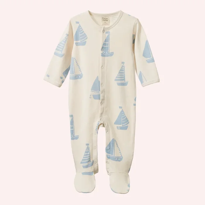 Stretch & Grow – Regatta Blue Print