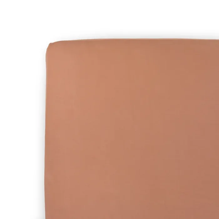 Stretch Knit Crib Sheet – Terracotta