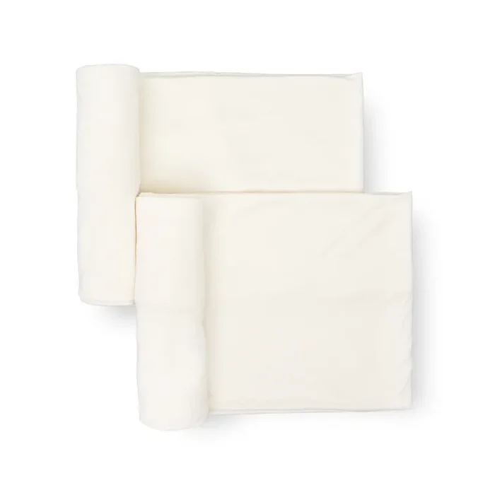 Stretch Knit Swaddle Blanket 2 Pack – White