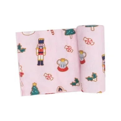 Sugar Plum Fairy Christmas Cookie Pink – Swaddle Blanket