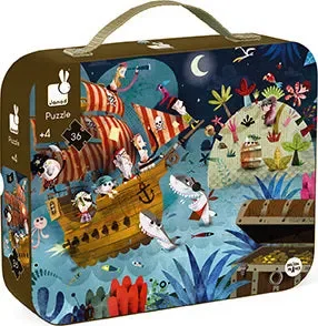 Suitcase Puzzle Treasure Hunt (36 Pcs) Age 4+